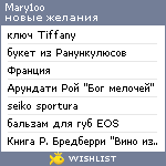 My Wishlist - mary1oo