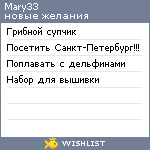 My Wishlist - mary33