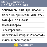 My Wishlist - mary__euphoria