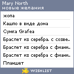 My Wishlist - marynorth