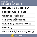 My Wishlist - maschka13