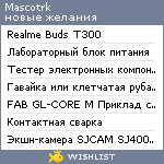 My Wishlist - mascotrk