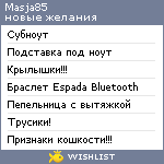 My Wishlist - masja85