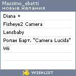 My Wishlist - massimo_ebatti