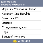 My Wishlist - mastery0da