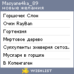 My Wishlist - masyane4ka_89