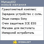 My Wishlist - matvey102