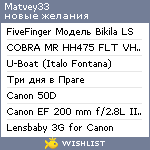 My Wishlist - matvey33