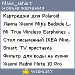 My Wishlist - mave_anhart