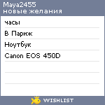 My Wishlist - maya2455