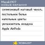 My Wishlist - mayak1907