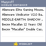 My Wishlist - mazyroff