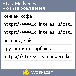 My Wishlist - meddelin