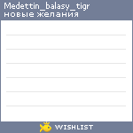 My Wishlist - medettin_balasy_tigr