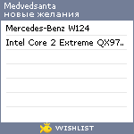 My Wishlist - medvedsanta