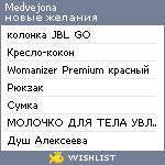 My Wishlist - medvejona