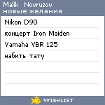 My Wishlist - melk_n