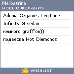 My Wishlist - mellostrine