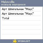 My Wishlist - meloncollie