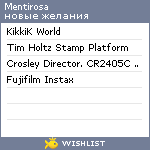 My Wishlist - mentirosa