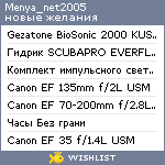 My Wishlist - menya_net2005