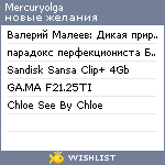 My Wishlist - mercuryolga