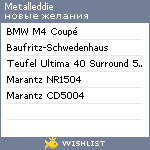My Wishlist - metalleddie