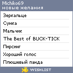 My Wishlist - michiko69