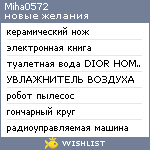 My Wishlist - miha0572