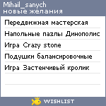 My Wishlist - mihail_sanych