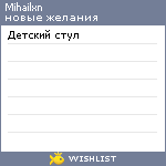 My Wishlist - mihailxn