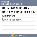 My Wishlist - mihei81