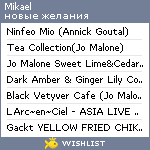 My Wishlist - mikael_kerli