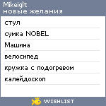 My Wishlist - mikeiglt