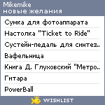 My Wishlist - mikemike