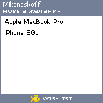 My Wishlist - mikenoskoff