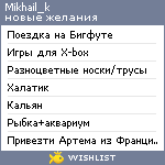 My Wishlist - mikhail_k