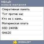 My Wishlist - mikhailt