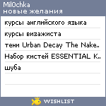 My Wishlist - mil0chka