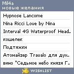 My Wishlist - mil4a