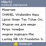 My Wishlist - miller52