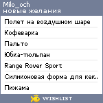 My Wishlist - milo_och