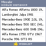 My Wishlist - minsabir