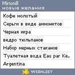 My Wishlist - mirionill