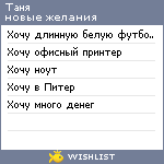 My Wishlist - mirror_dreams