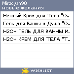 My Wishlist - mirzoyan90