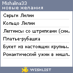 My Wishlist - mishalina33