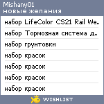 My Wishlist - mishany01