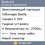 My Wishlist - mishka93