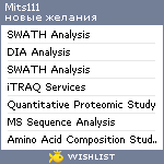 My Wishlist - mits111